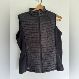 Eddie Bauer Black Quilted Vest